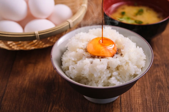 濃厚さを活かす卵かけご飯